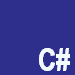 C# die .net Programmiersprache.